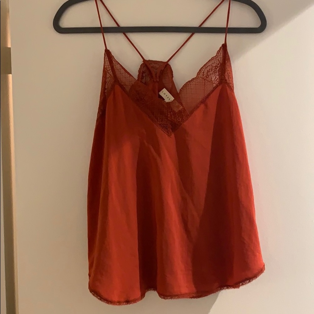 Lace trim camisole
